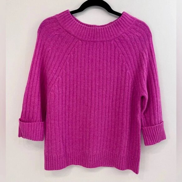 Saks Fifth Avenue 100% Cashmere Pink Sweater Size Small - Picture 1 of 6